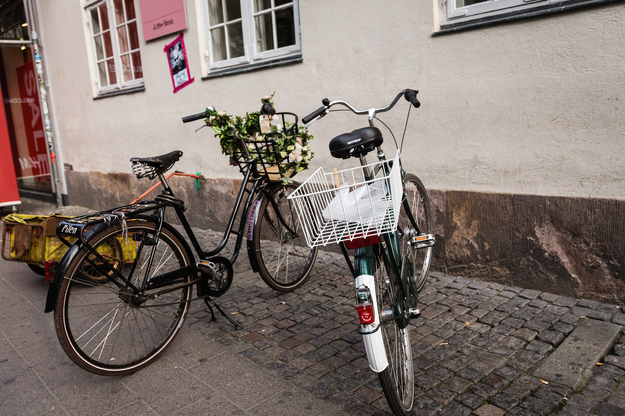Bicycles on a Copenhagen Street