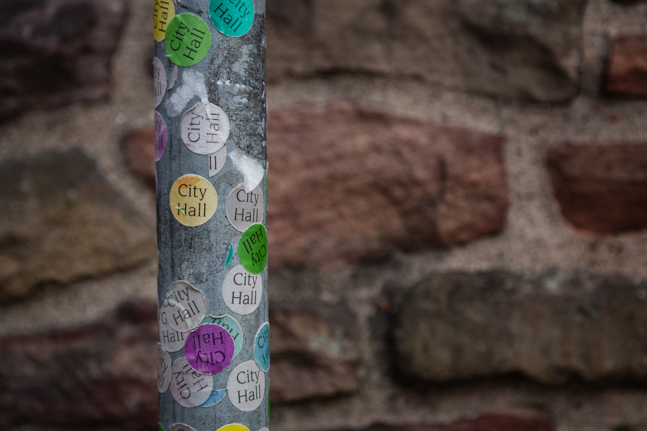 City Hall Sticker Collection Points