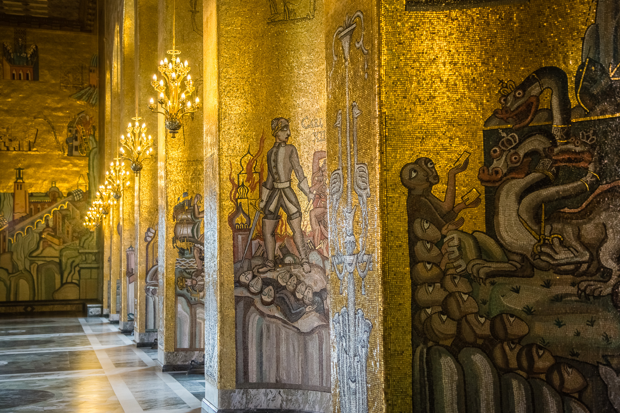 Swedish History in the Golden Room