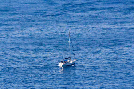 Boats abounded on our tour of the Italian coast.