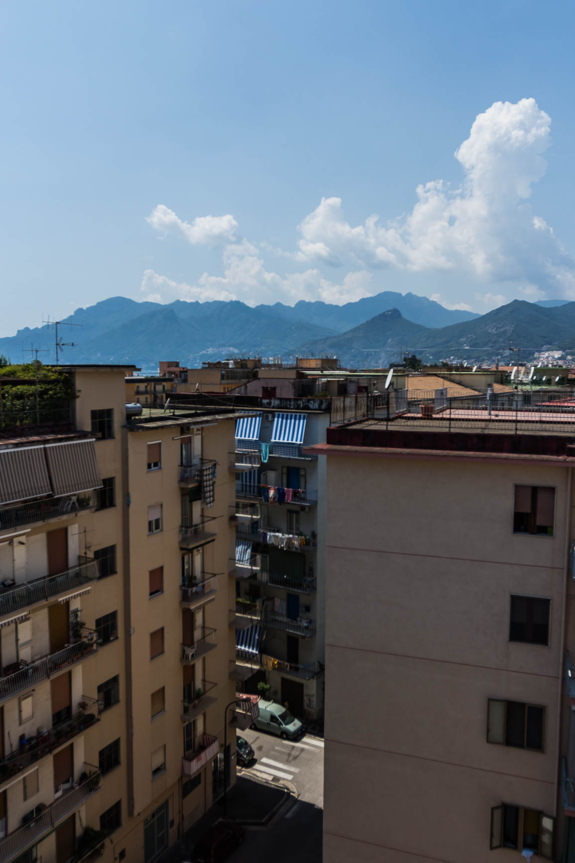 Rooftop view of Salerno, Italy