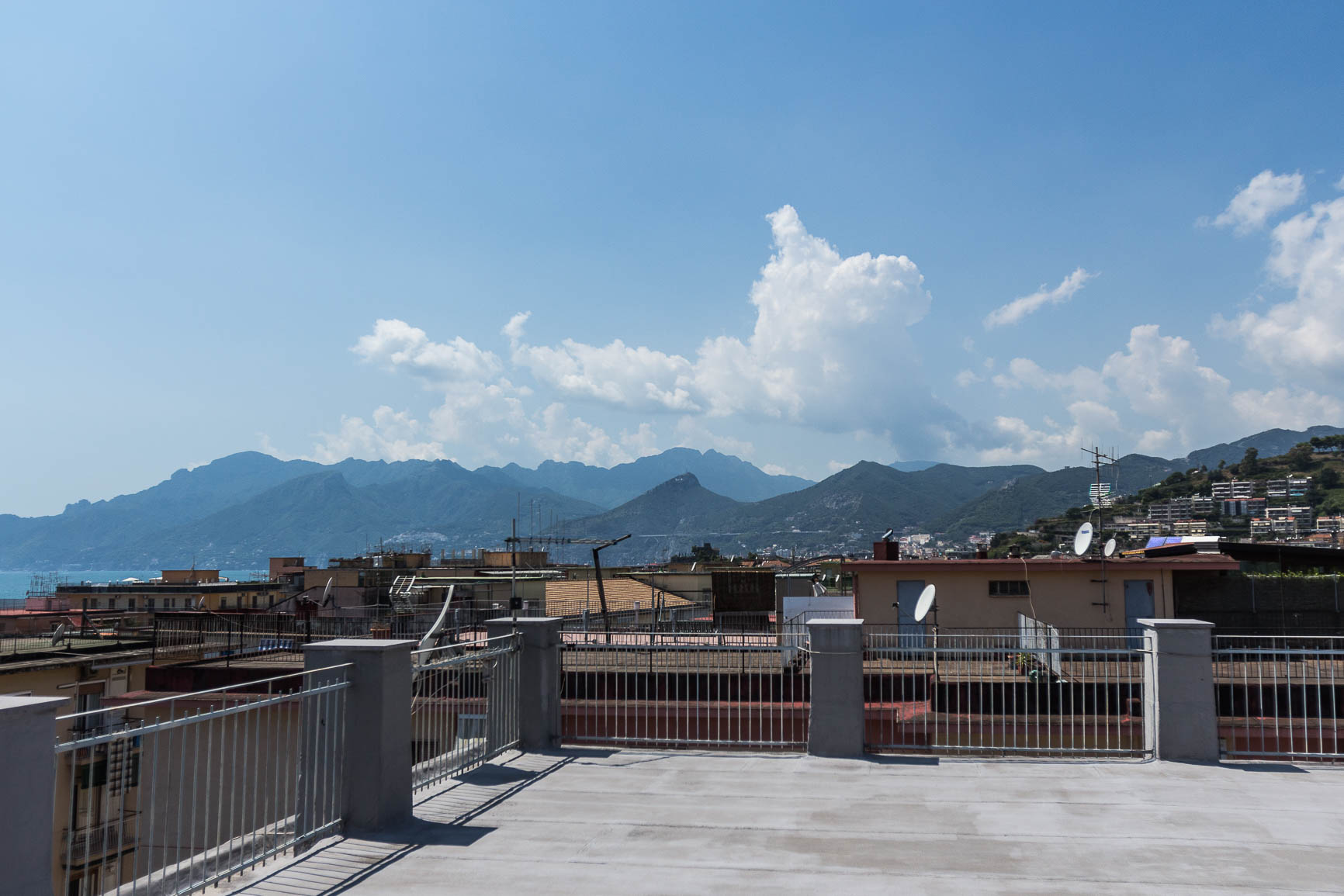 Rooftop view of Salerno, Italy