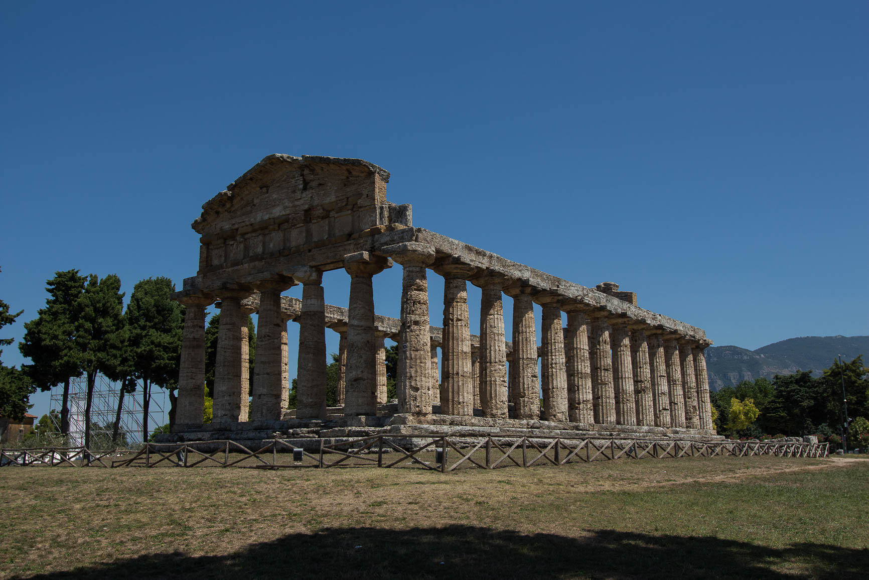 One of the largest buildings in the Velia, Italy ruins.