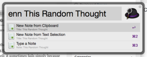 AlfredApp and Evernote
