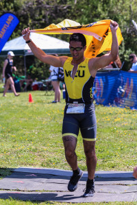 Finisher at the 2015 Smithfield Sprint Triathlon